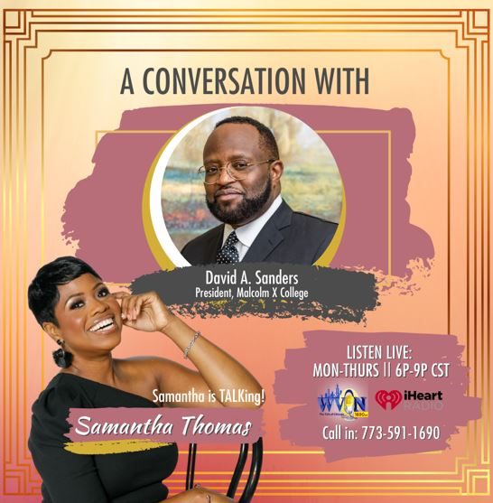 Malcolm X leadership shares insights with WVON on careers in healthcare & nursing!