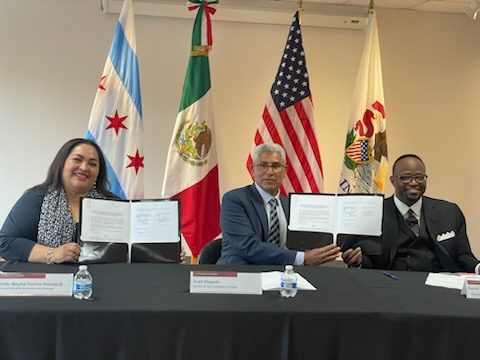 City Colleges of Chicago and Malcolm X College Joined the Consulate General of Mexico in Chicago to Sign a Memorandum Of Understanding to Offer No Cost ESL Classes at the Consulate