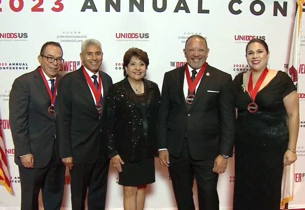 Award winners pose for a photo at UnidosUS' annual conference.