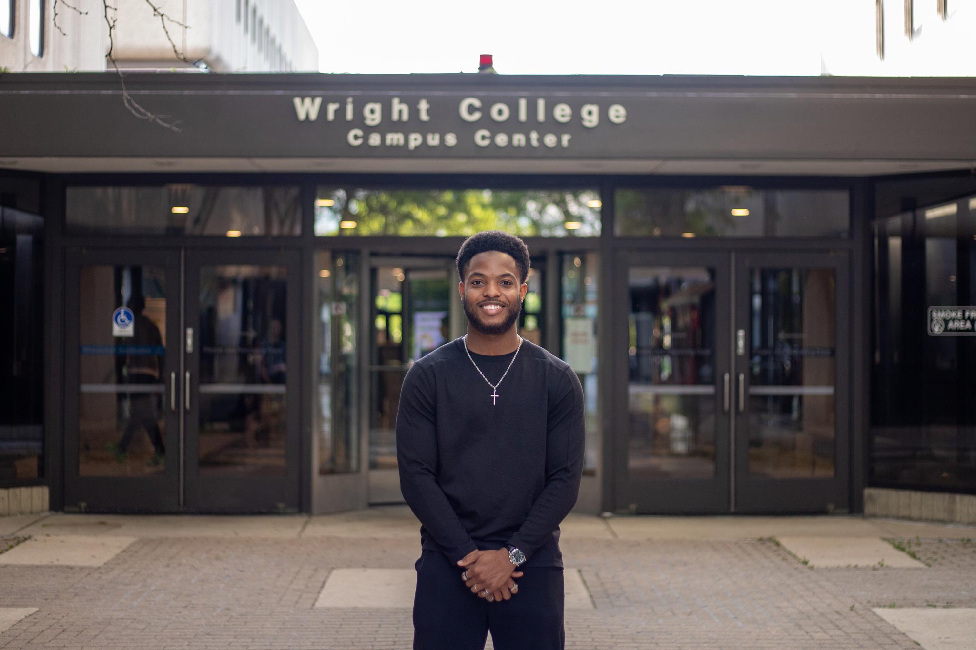 Praise Daniels is one step closer to earning a four-year degree in engineering.  